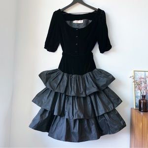 Vintage Oscar de la Renta Miss O Two Piece Prom Set